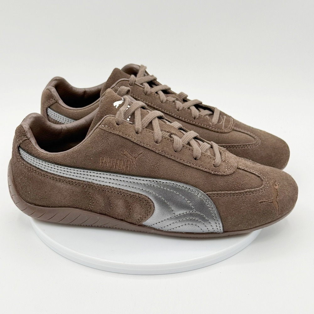 Puma Speed Cat Lux Chocolate Gum Size 8 Womens 408718, NEW
